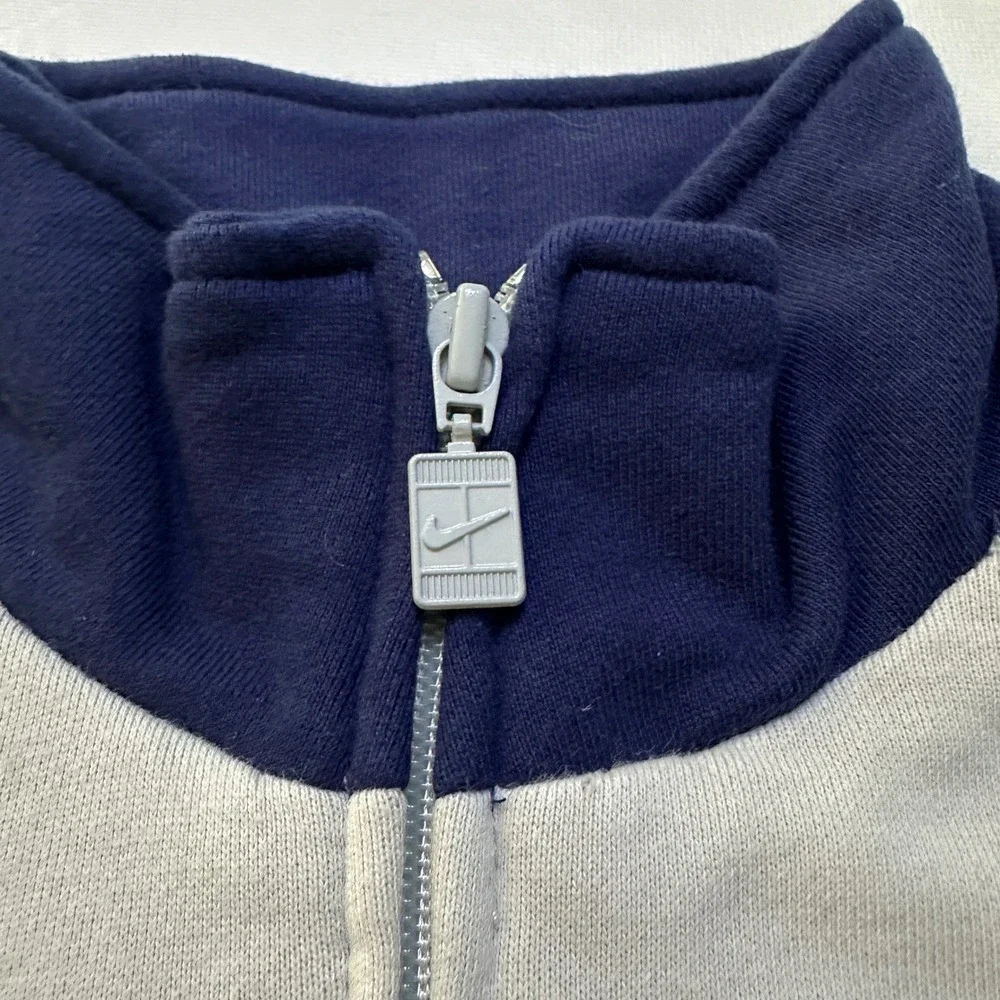 NWT VTG Nike Court 1/4‎ Zip Pullover Sweatshirt Womens M Colorblock Tennice Y2K
